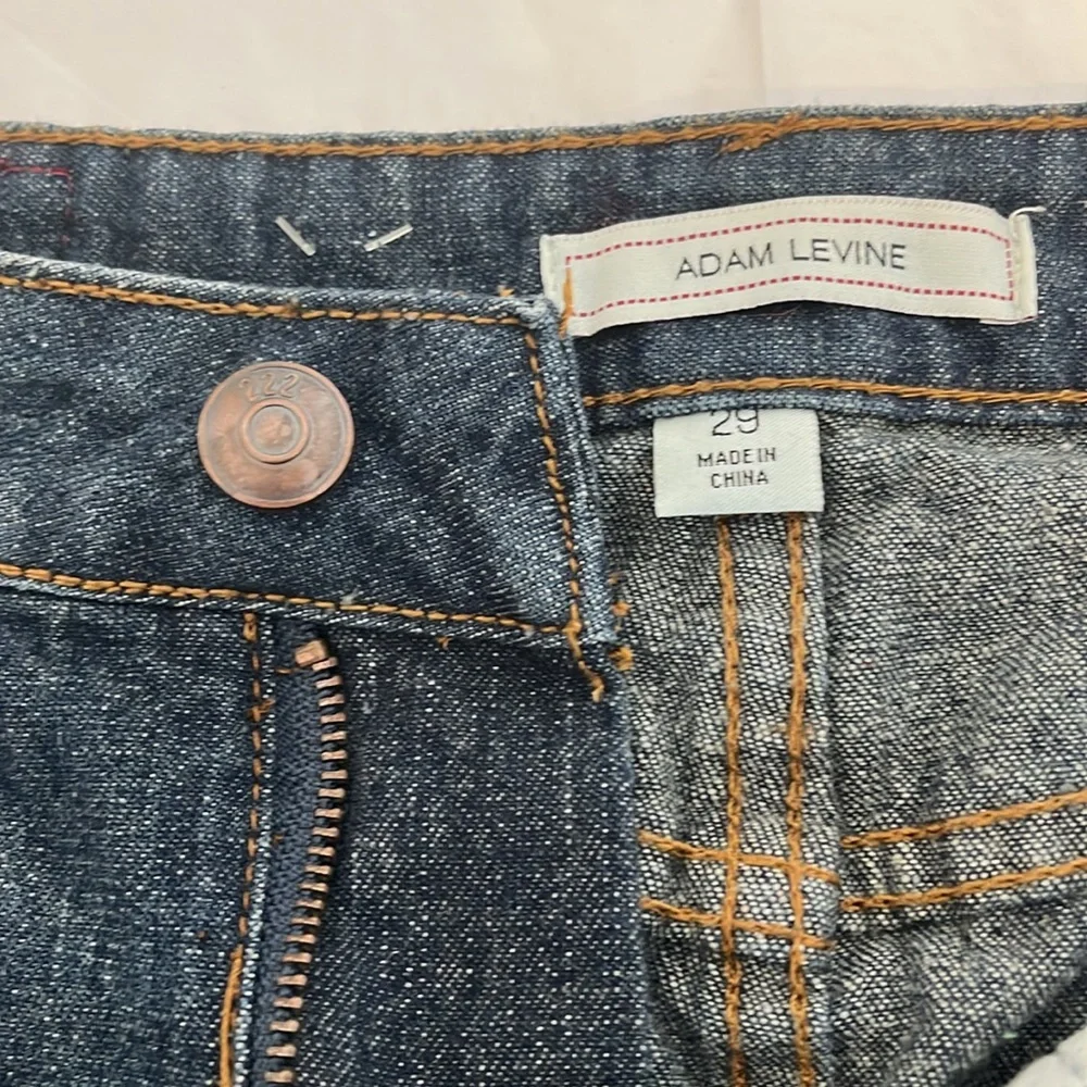 Adam Levine distressed mini Jean skirt. Waist 29 - Picture 3 of 4